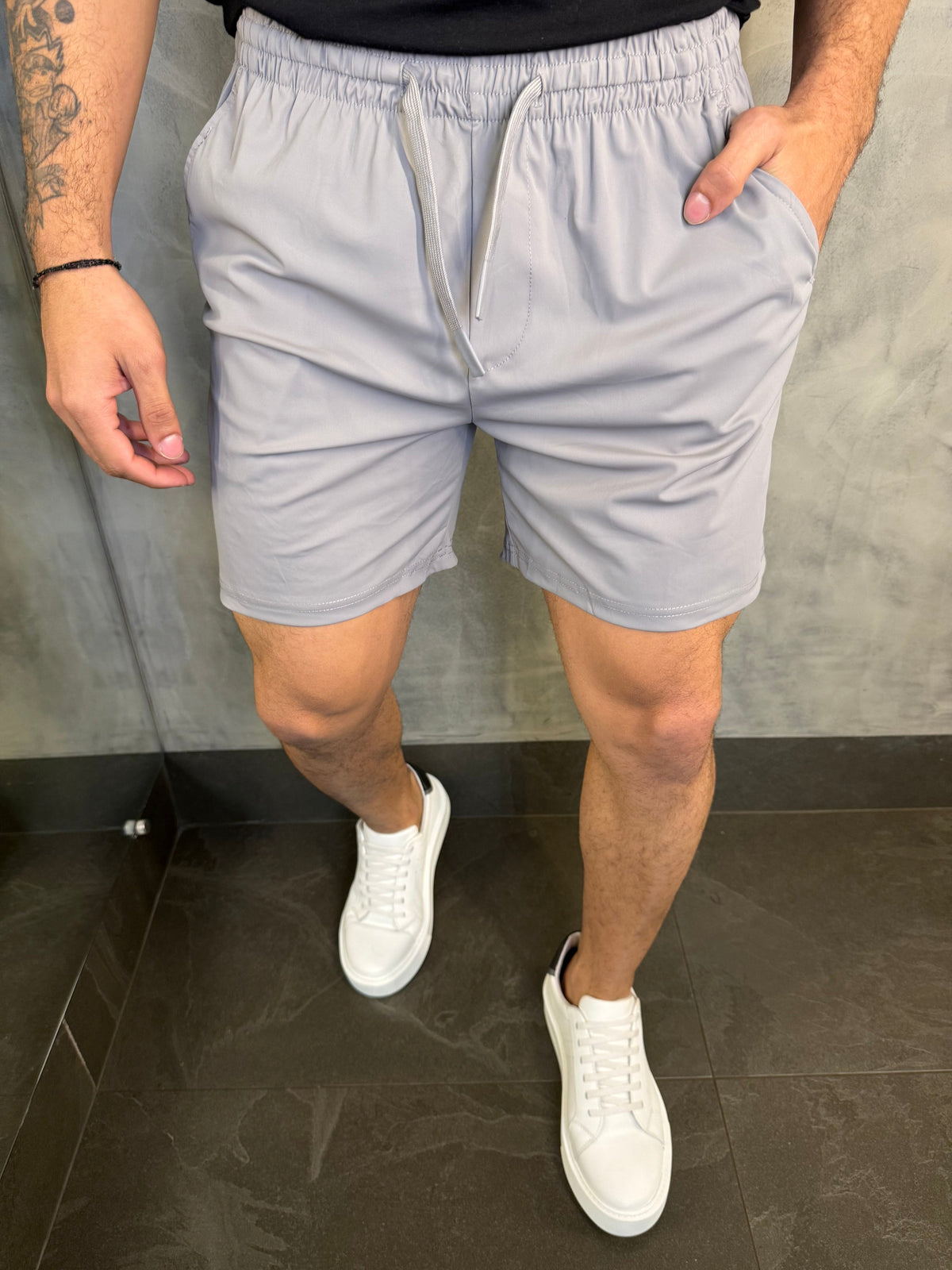 SHORT POLIAMIDA ELASTANO PONTO H