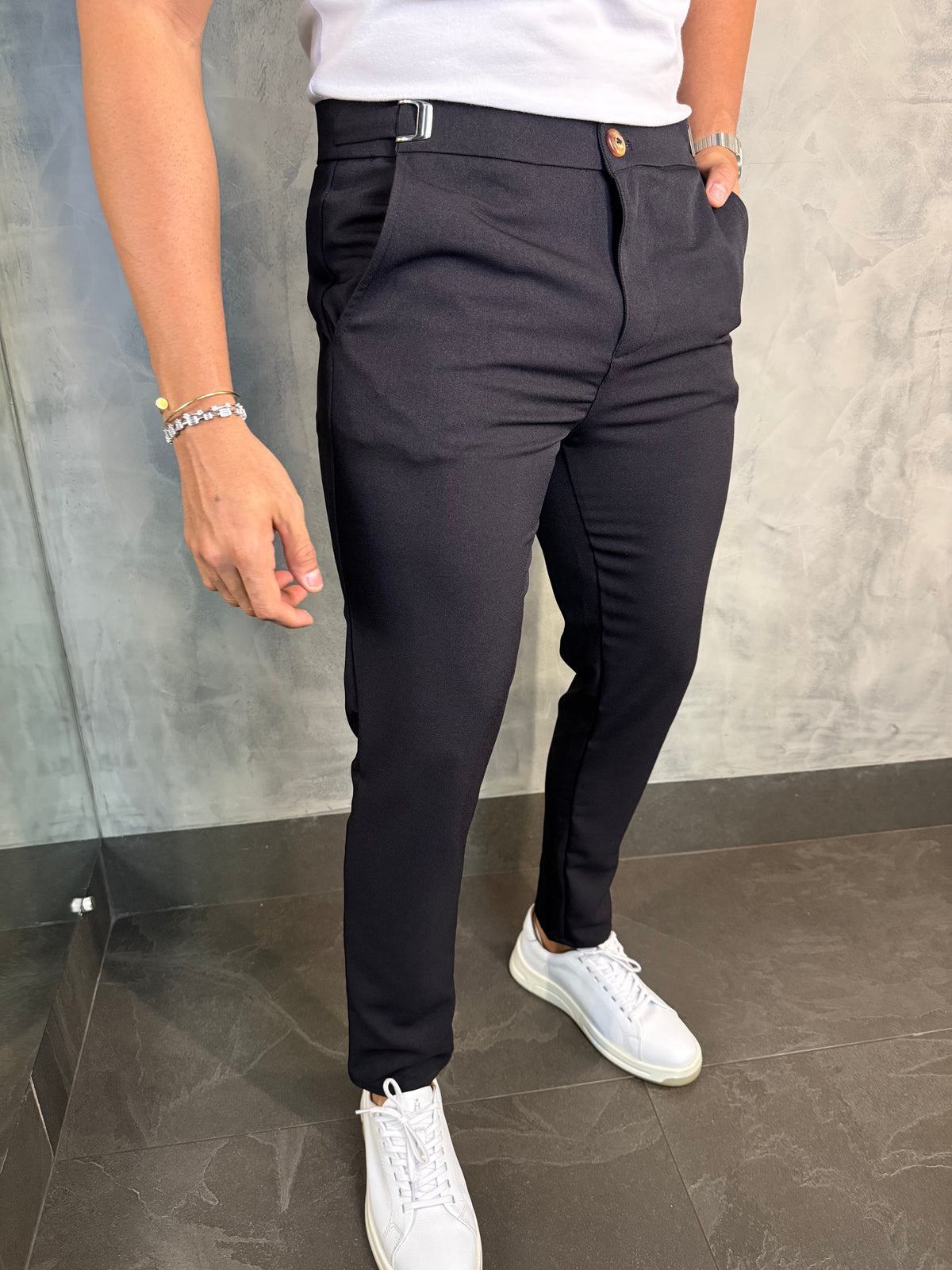 CALÇA ALF. BARILOCHE PONTO H PRETO