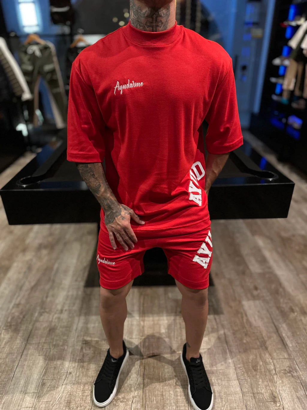 CONJUNTO OVER NATALINO RED