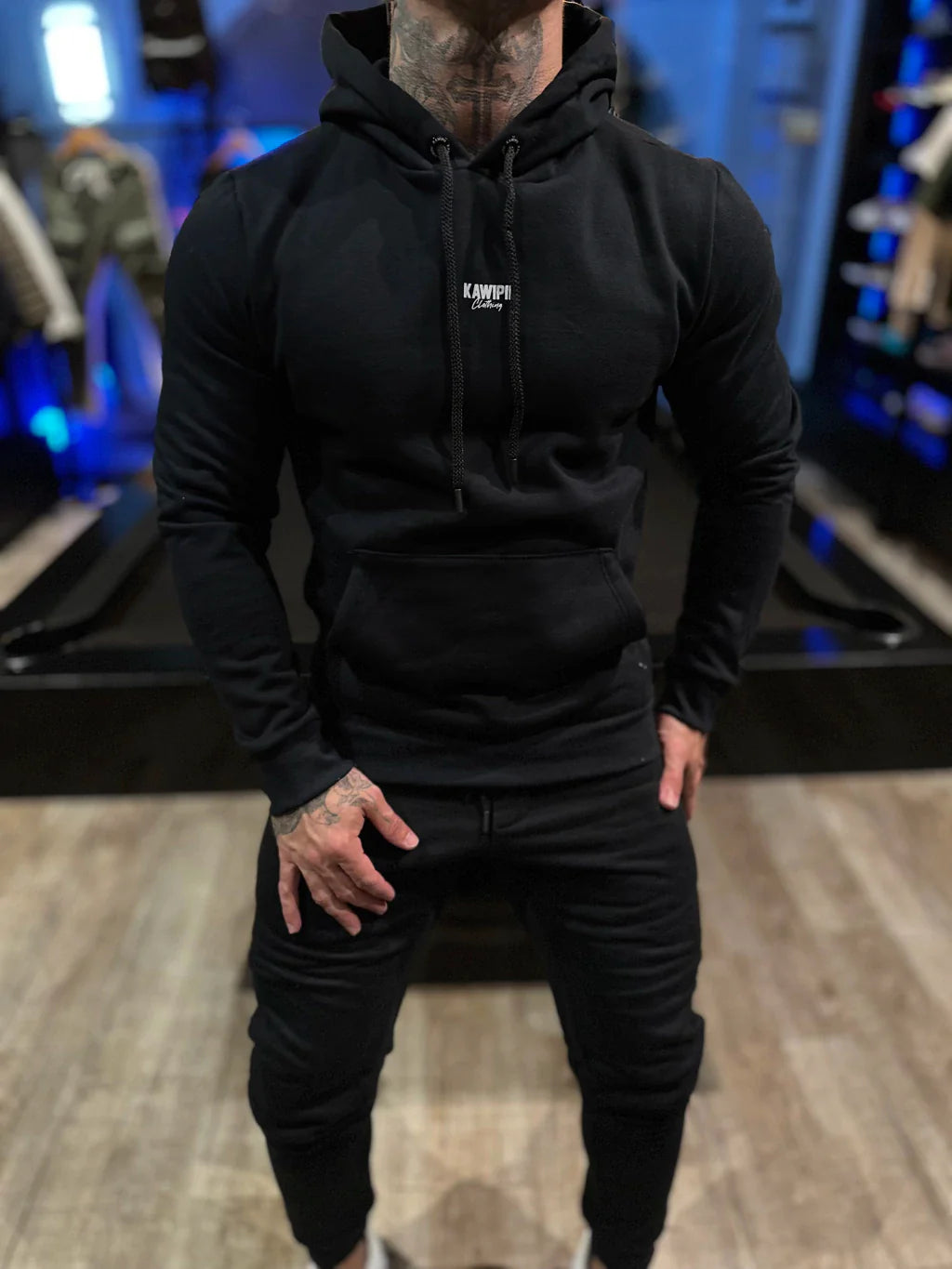 CONJUNTO MOLETOM KW BASIC PRETO